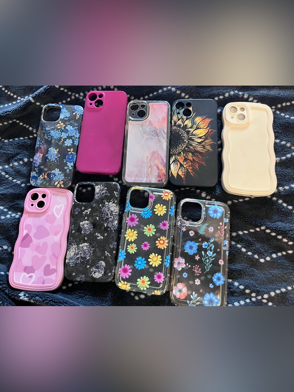 Aesthetic iPhone 11 & 13 Phone Cases Bundle — Lot of 9